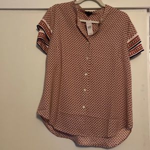 Retro Ann Taylor flower top